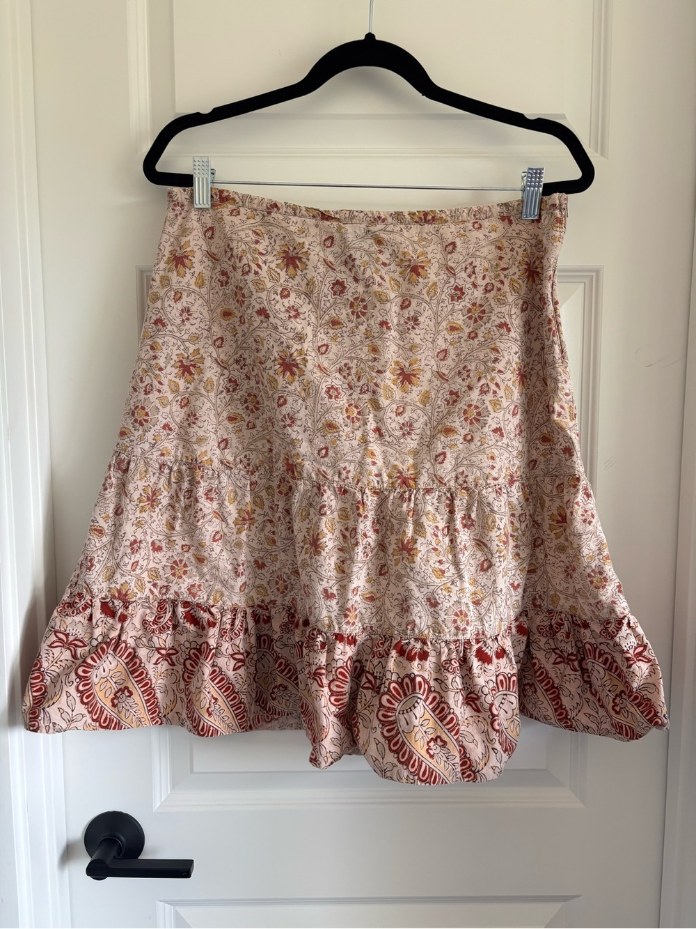 Kuhl Floral Tiered Boho Cotton Skirt